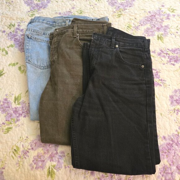 Lands' End - Three Pairs Jeans - Size 10 - EUC - Picture 1 of 8